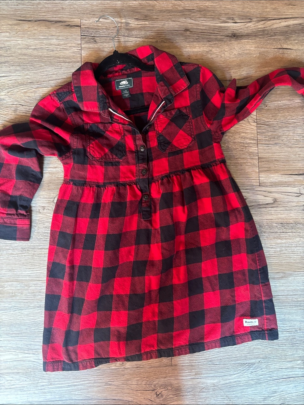 Roots / Girls Buffalo Plaid Dress